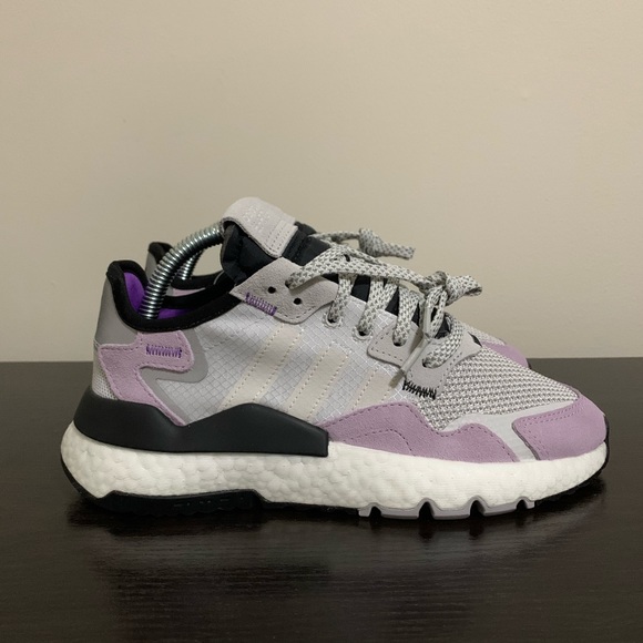 adidas nite jogger purple